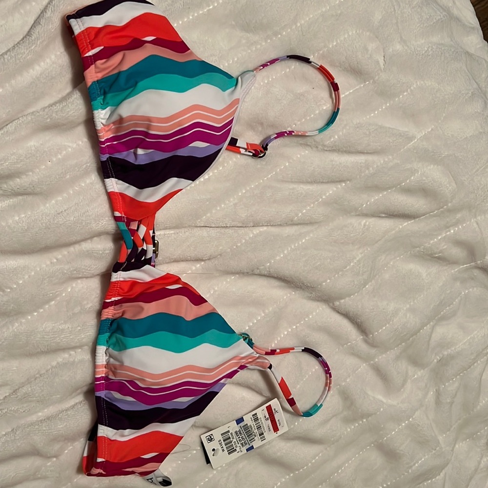 Striped Bikini Top